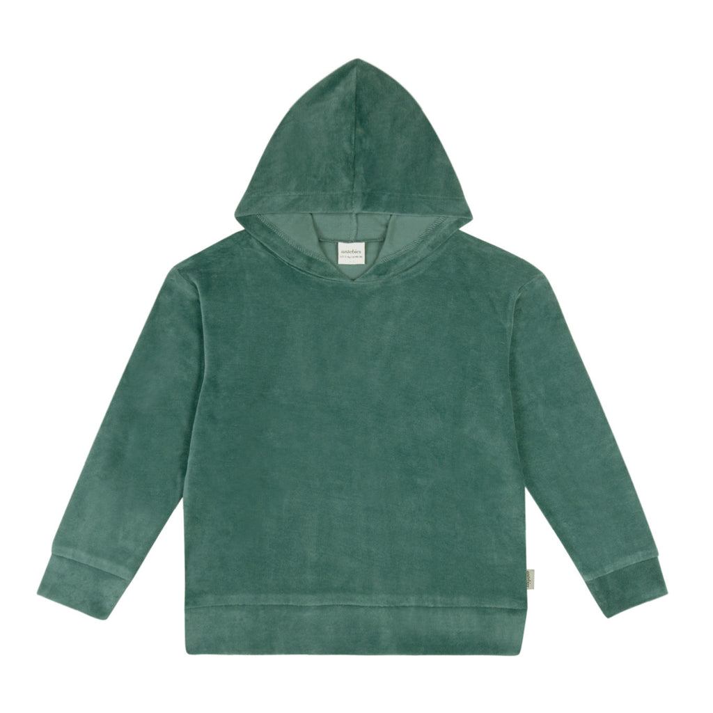 Enamel Blue Velvet Sweatshirt Set 100% Bio-Baumwolle - WikoBaby