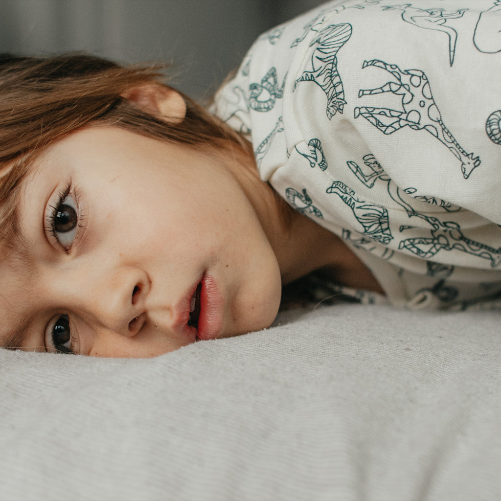 Animal Kingdom Rib Pyjama 100% Bio-Baumwolle - WikoBaby