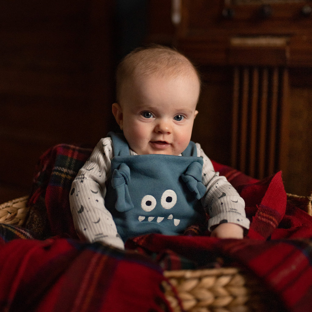 Funny Monsters  3 PLY Overalls 100% Bio-Baumwolle - WikoBaby