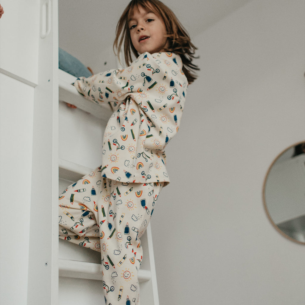 Back To School Pyjama 100% Bio-Baumwolle - WikoBaby