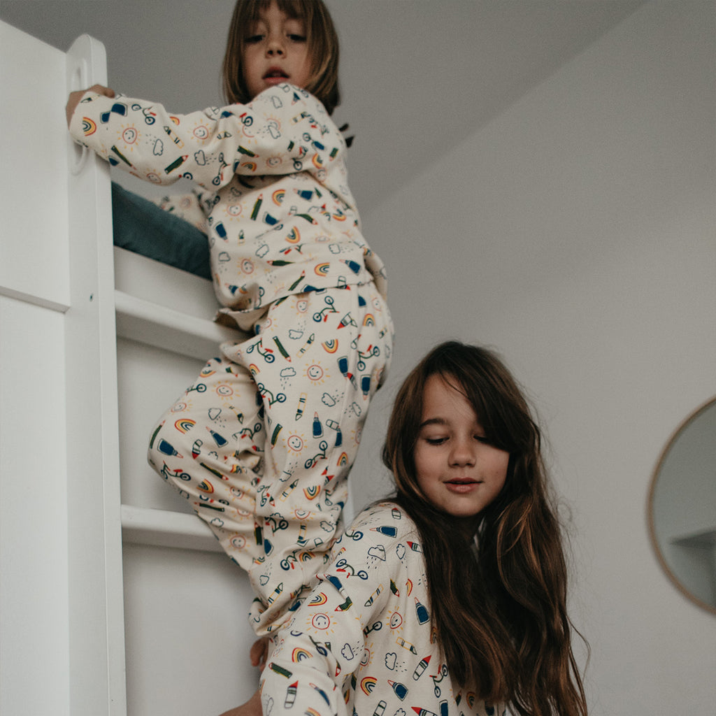 Back To School Pyjama 100% Bio-Baumwolle - WikoBaby