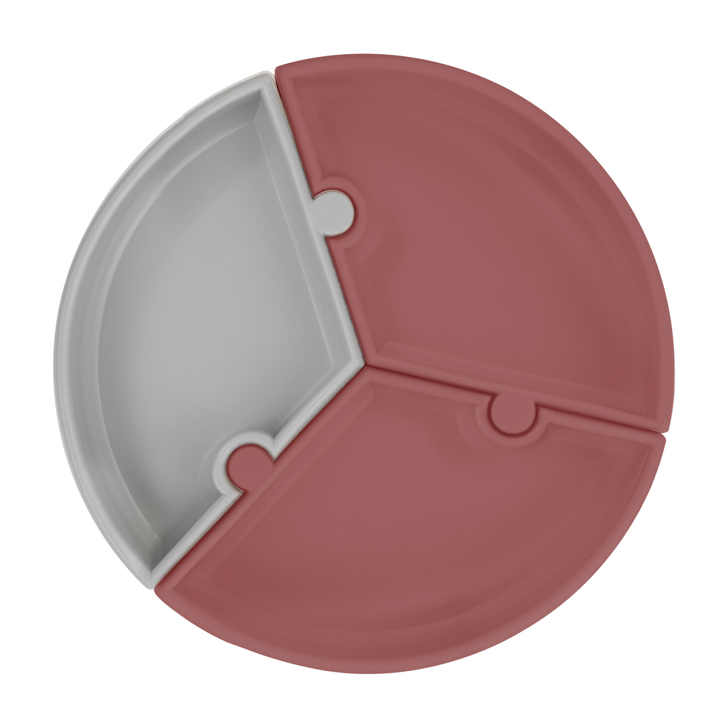 Minikoioi Puzzle- Kinderteller - 100 % Lebensmittelqualität Silikon - BPA Frei - WikoBaby