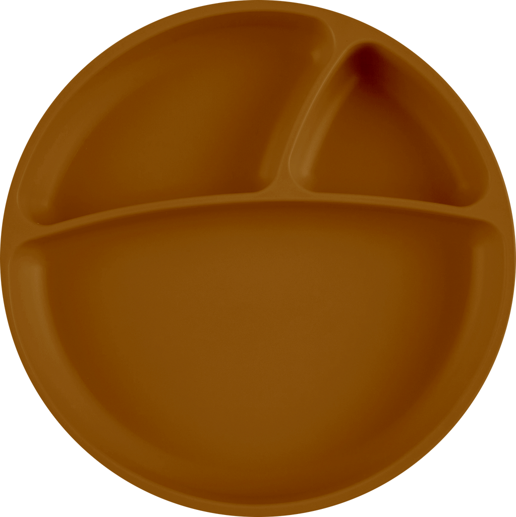 Minikoioi Portions Plate- Kinderteller mit Saugnapf - 100 % Lebensmittelqualität Silikon - BPA Frei - WikoBaby