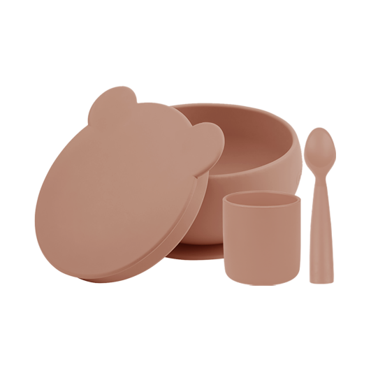 Minikoioi BLW Set I (Baby Led Weaning Set) -100 % Lebensmittelqualität Silikon - Geschirr Sets für Babys und Kleinkinder - WikoBaby