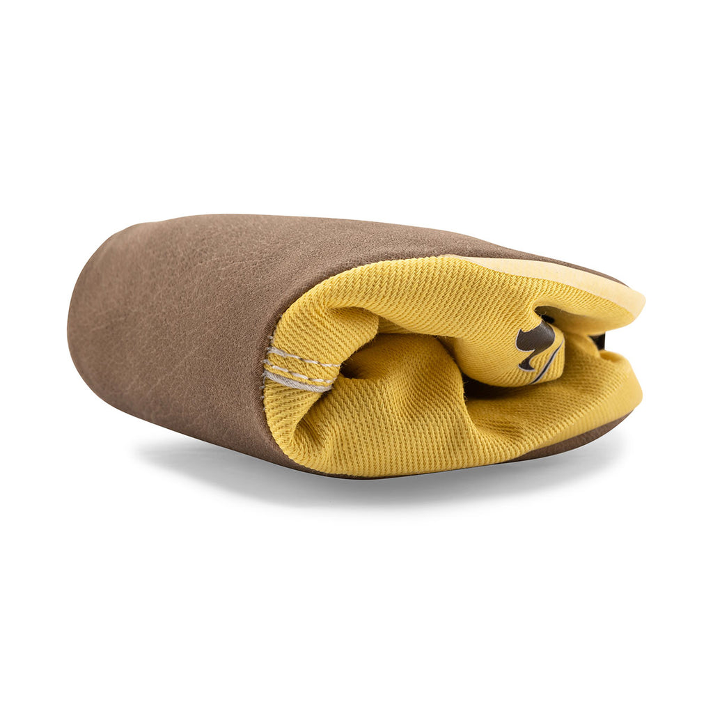 Journey Hyper - Beach Yellow - Barfuß Kitaschuhe & Hausschuhe - Hopfrög Kids aus weicher 100 % Baumwolle - OrthoFlex® Einlegesohle- BioVegan® Leder - WikoBaby