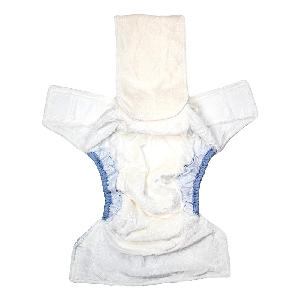 All-In-One Diaper | Blue Giraffe - Happybear Diapers - Waschbare Windeln - WikoBaby