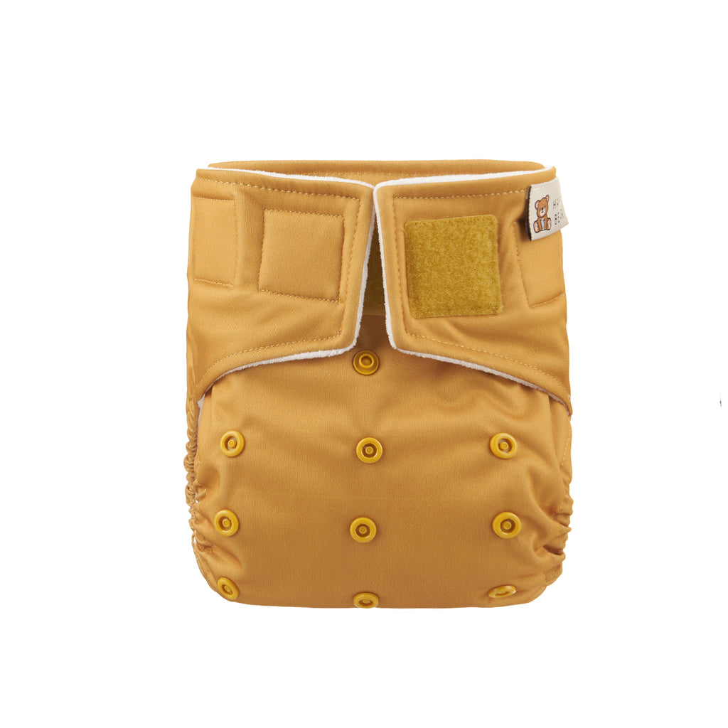 All-In-One Diaper | Ocher - Happybear Diapers - Waschbare Windeln - WikoBaby