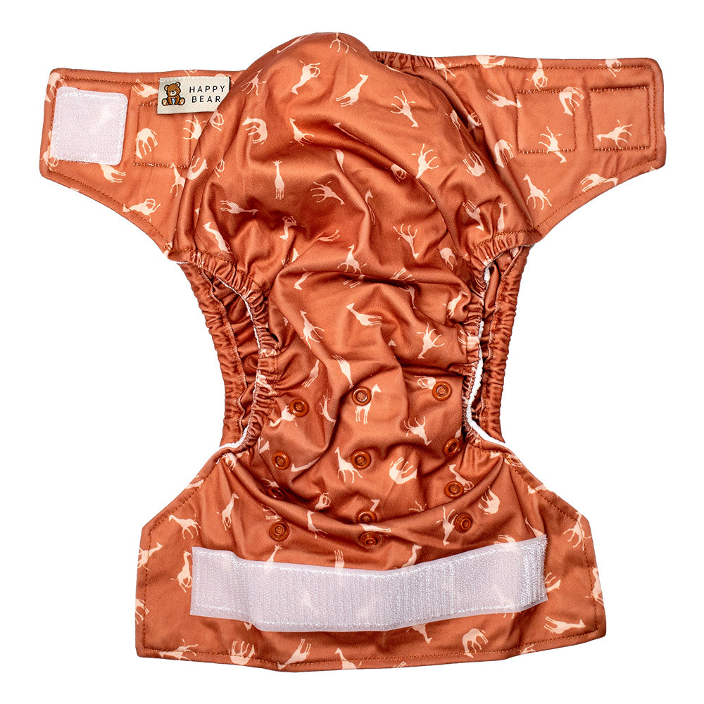 All In One Diaper | Gemustert | Waschbare Windeln - WikoBaby