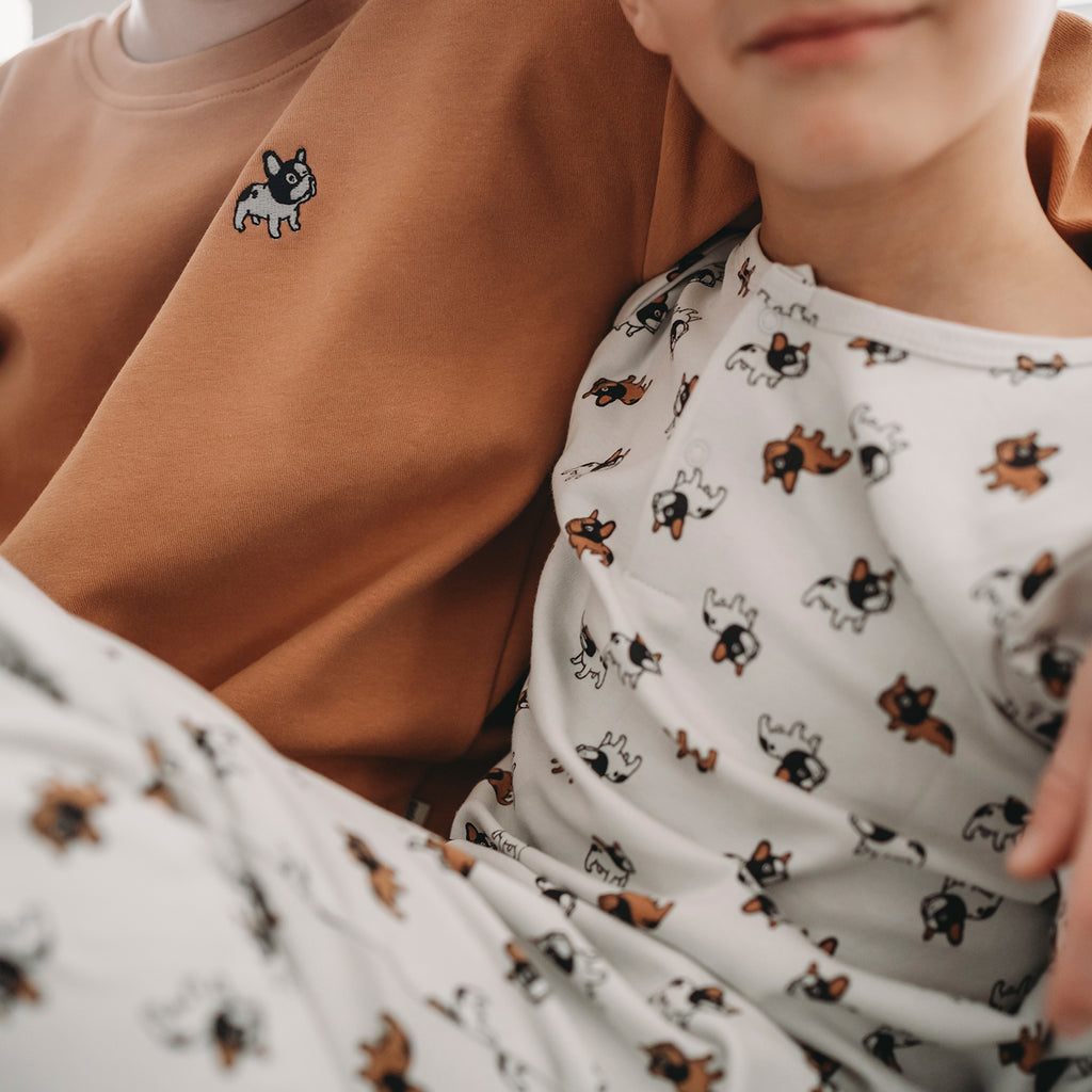 Dogs Rib Sweatshirt und Jogginghose- Antebies 95% Bio-Baumwolle 5% EA - WikoBaby