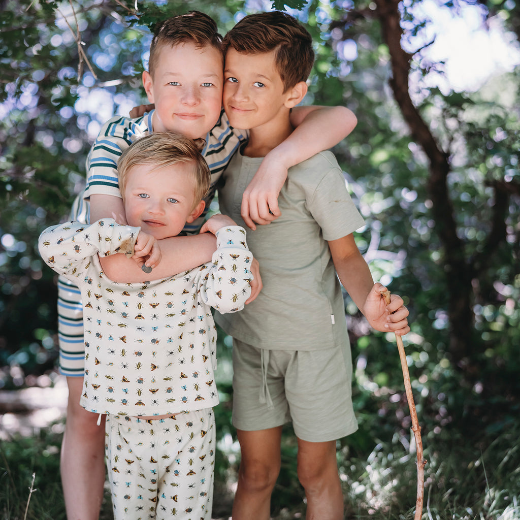 Basic Instincts Stripe Short Pyjama - WikoBaby