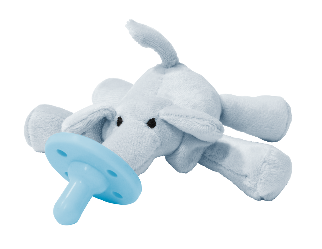 Minikoioi Sleep Buddy-Elefant - Bonny- Einschlafhilfe Schnuller Kuscheltier - BPA Frei - 100 % Premium-Silikon - WikoBaby