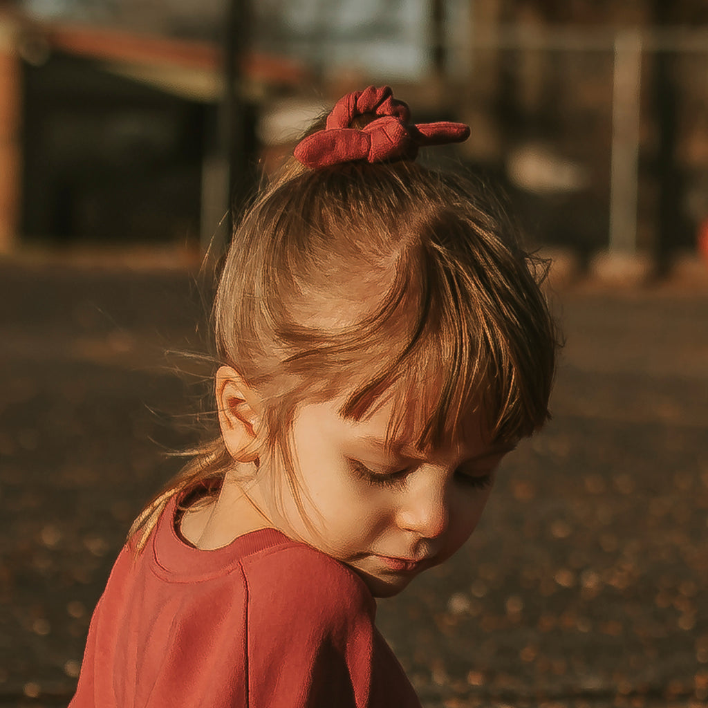 Apple Love Rib + Futter Haargummi Set ( 2 Stück) - Antebies 100 % Bio-Baumwolle - WikoBaby