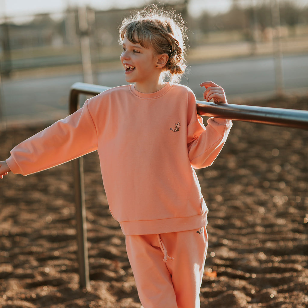 Cat Person Sweatshirt und Jogginghose- Antebies %Bio-Baumwolle %5 EA - WikoBaby