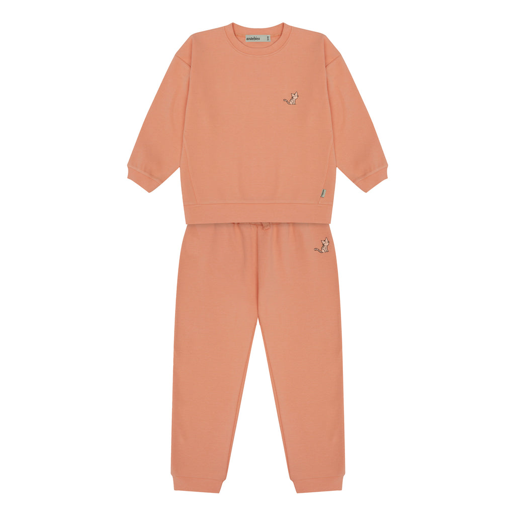 Cat Person Sweatshirt und Jogginghose- Antebies %Bio-Baumwolle %5 EA - WikoBaby