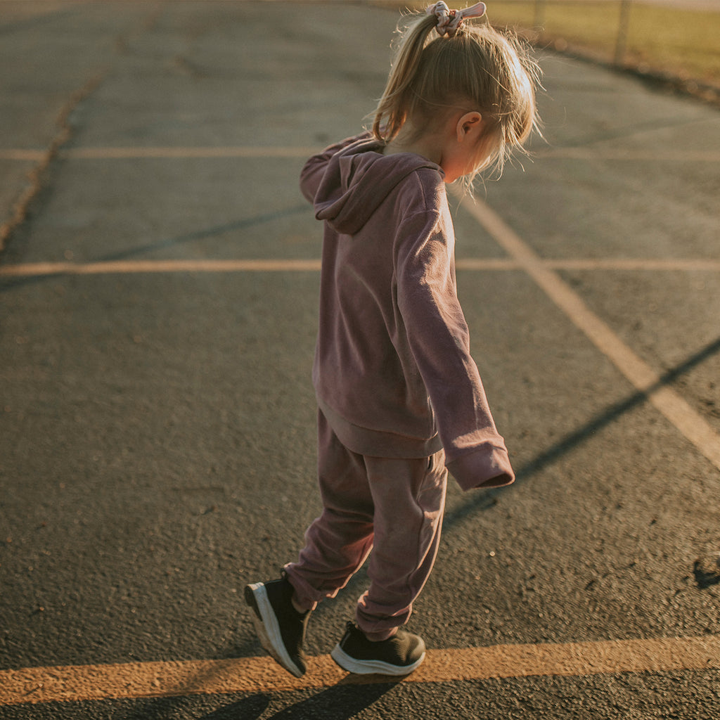 Blush Sweatshirt und Jogginghose Set- Antebies 100 % Bio-Baumwolle - WikoBaby