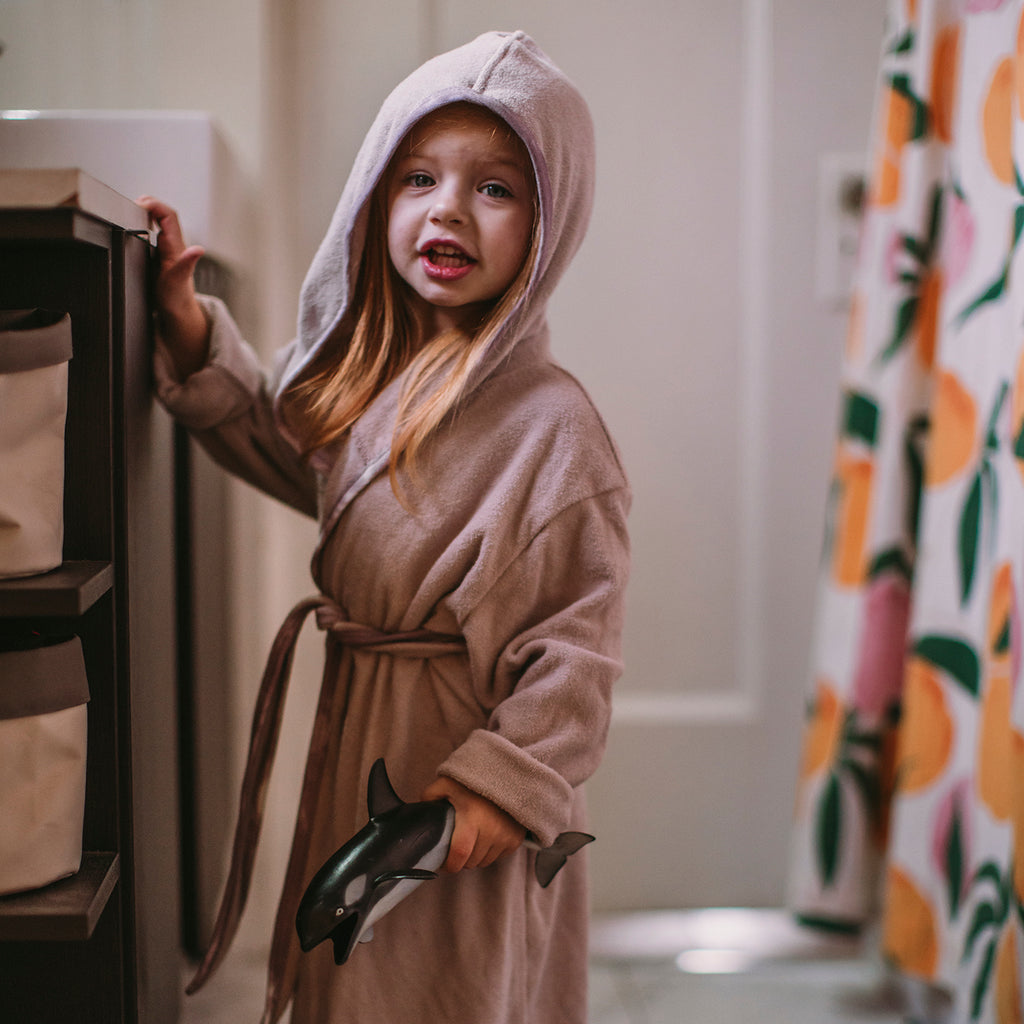 Sunset Mood Bademantel- Antebies 100 % Bio-Baumwolle - WikoBaby