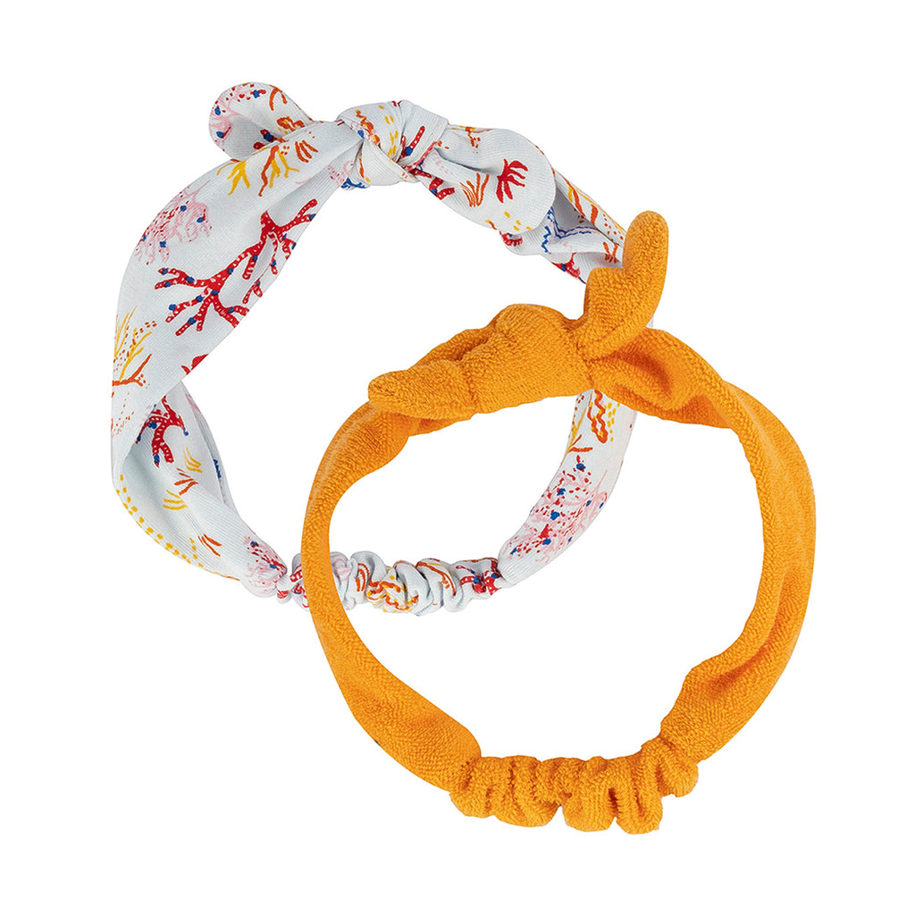 Under The Sea Print and Mandalina Towel Hair Band - WikoBaby