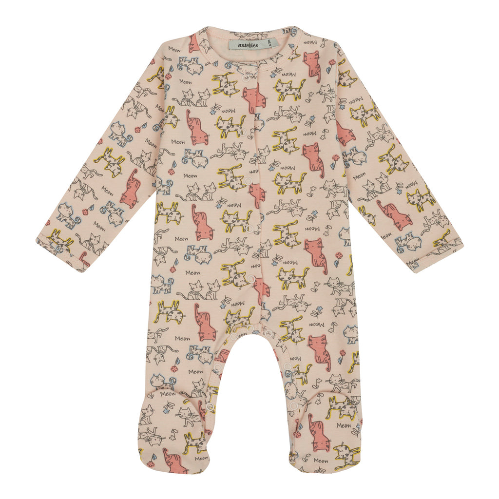 Cat Person Rippenfuß- Antebies 100 % Bio-Baumwolle - WikoBaby