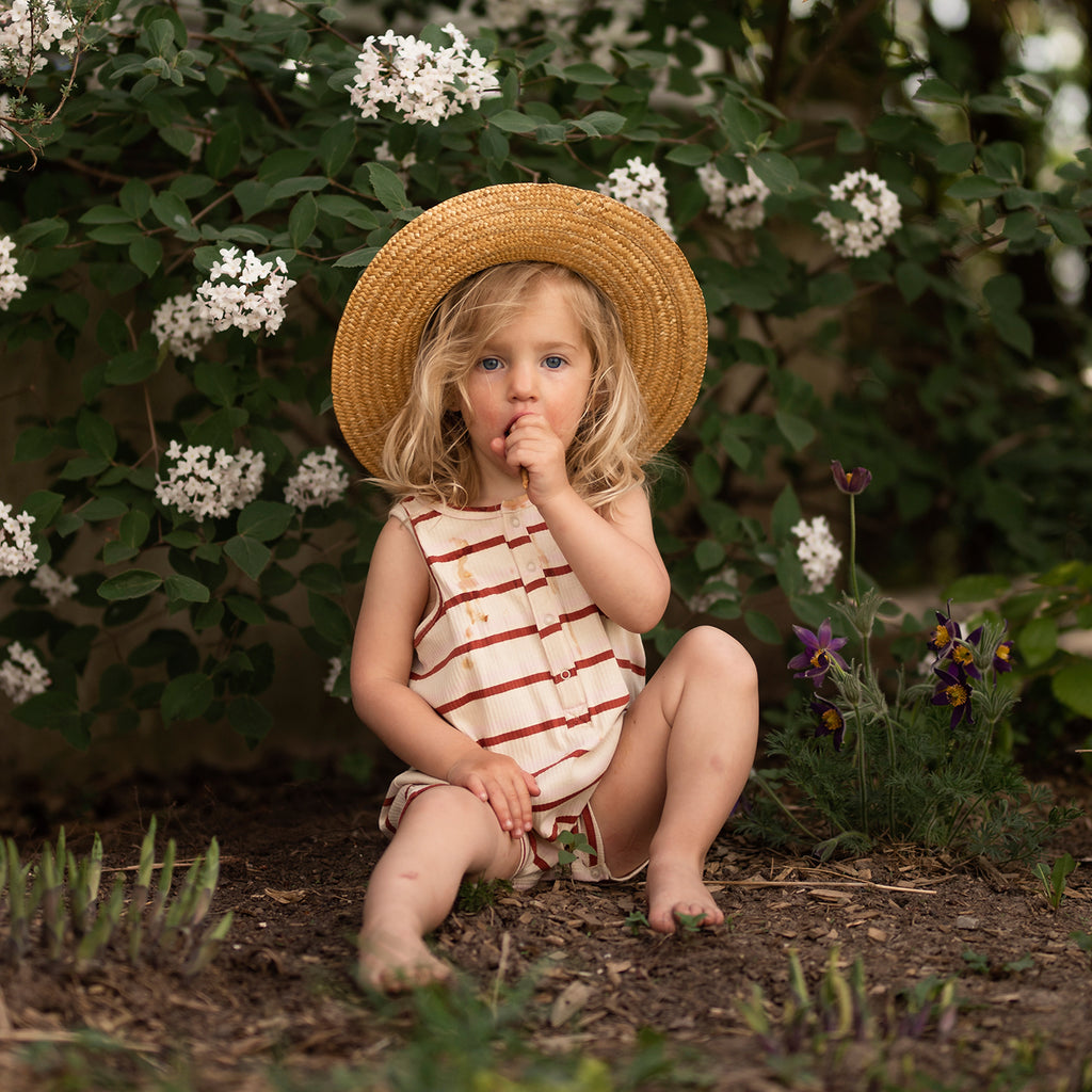 Vertical Lines Playsuit - WikoBaby