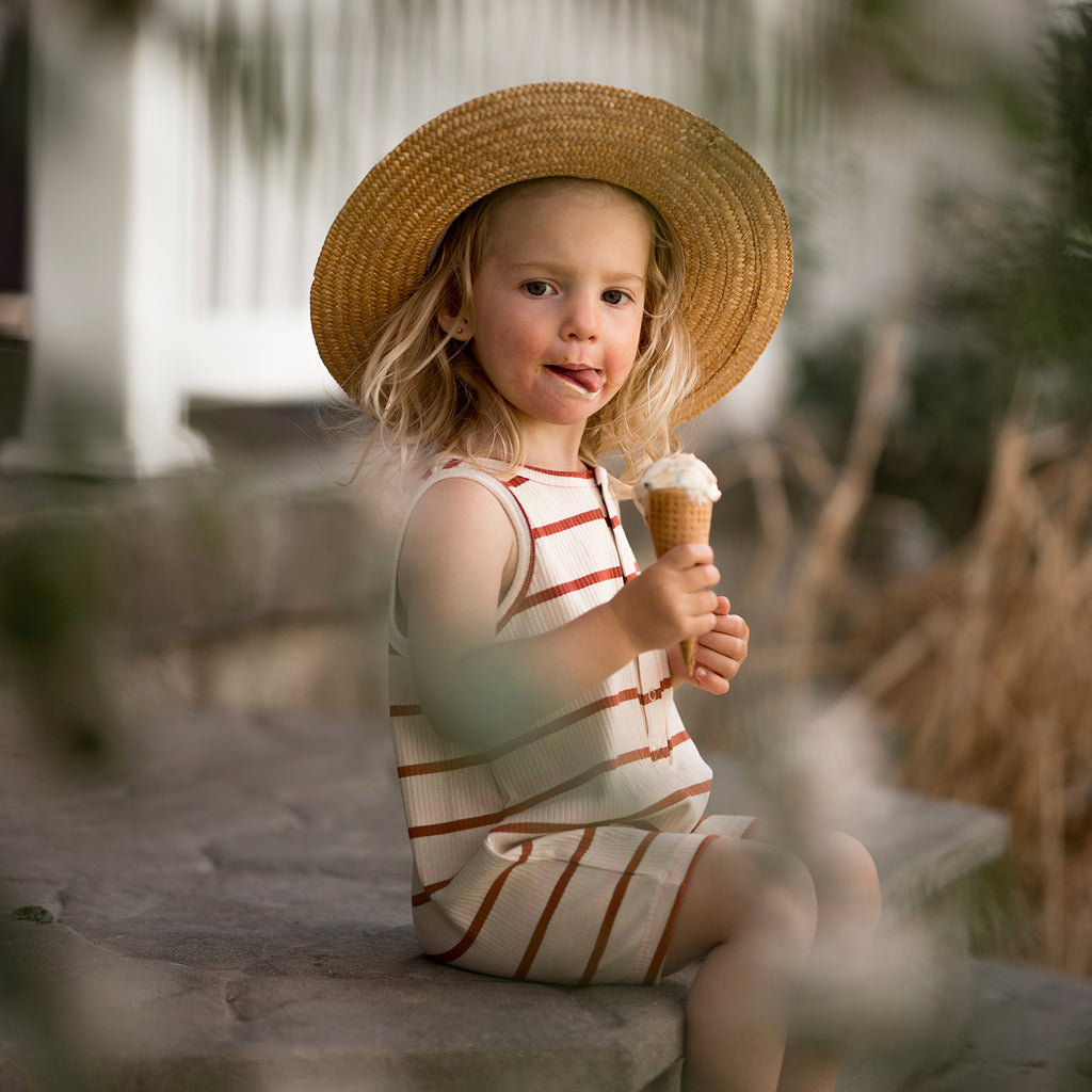 Vertical Lines Playsuit - WikoBaby