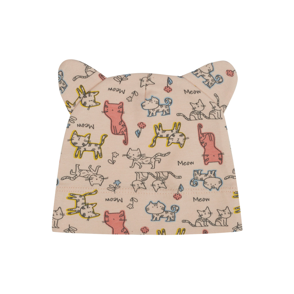 Cat Person Rippenhut- Antebies 100 % Bio-Baumwolle - WikoBaby