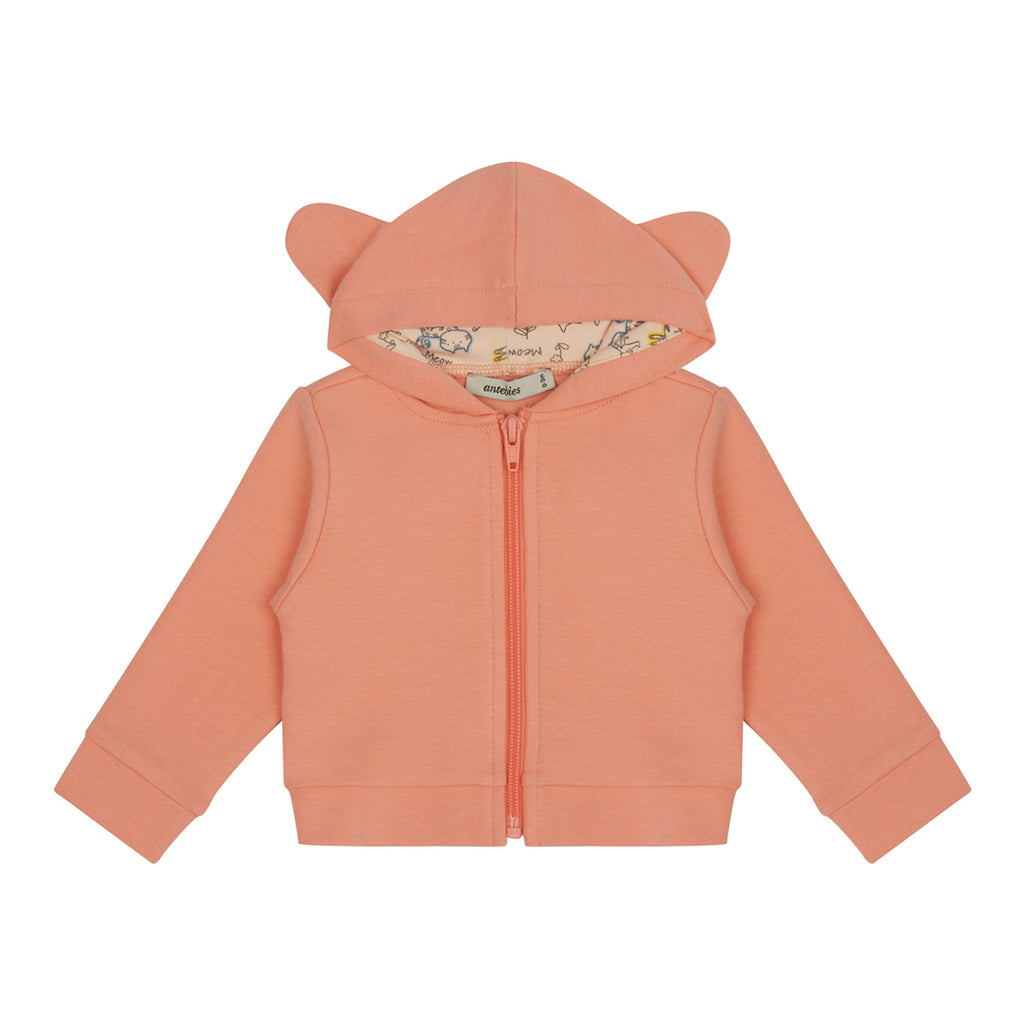 Cat Person Rib Sweatshirt- Antebies %95 Bio-Baumwolle, %5 EA - WikoBaby