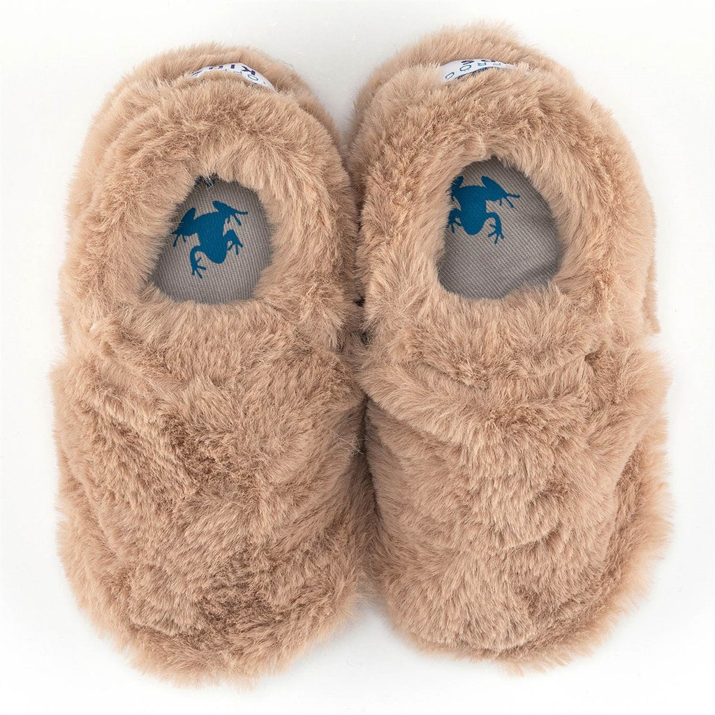 Furry Furry - Beige Furry - Barfuß Kitaschuhe & Hausschuhe - Hopfrög Kids - WikoBaby