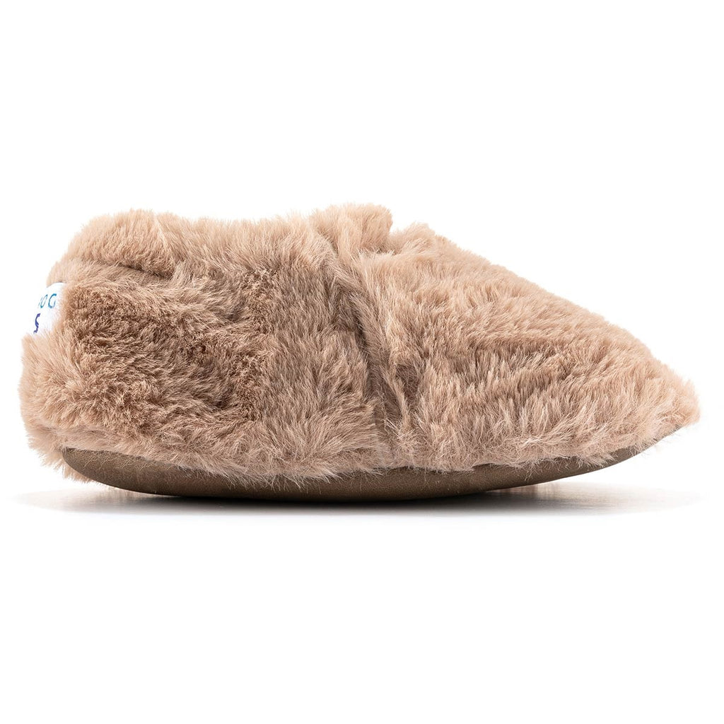 Furry Furry - Beige Furry - Barfuß Kitaschuhe & Hausschuhe - Hopfrög Kids - WikoBaby