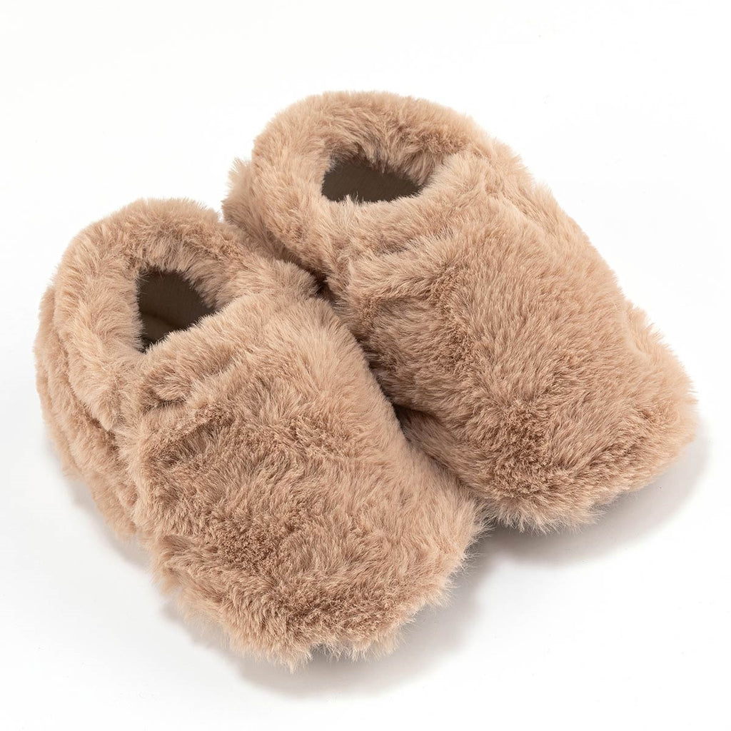Furry Furry - Beige Furry - Barfuß Kitaschuhe & Hausschuhe - Hopfrög Kids - WikoBaby
