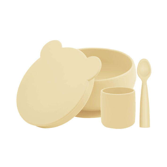 BLW Set I (Baby Led Weaning Set) - Silikon Kindergeschirr Set - WikoBaby